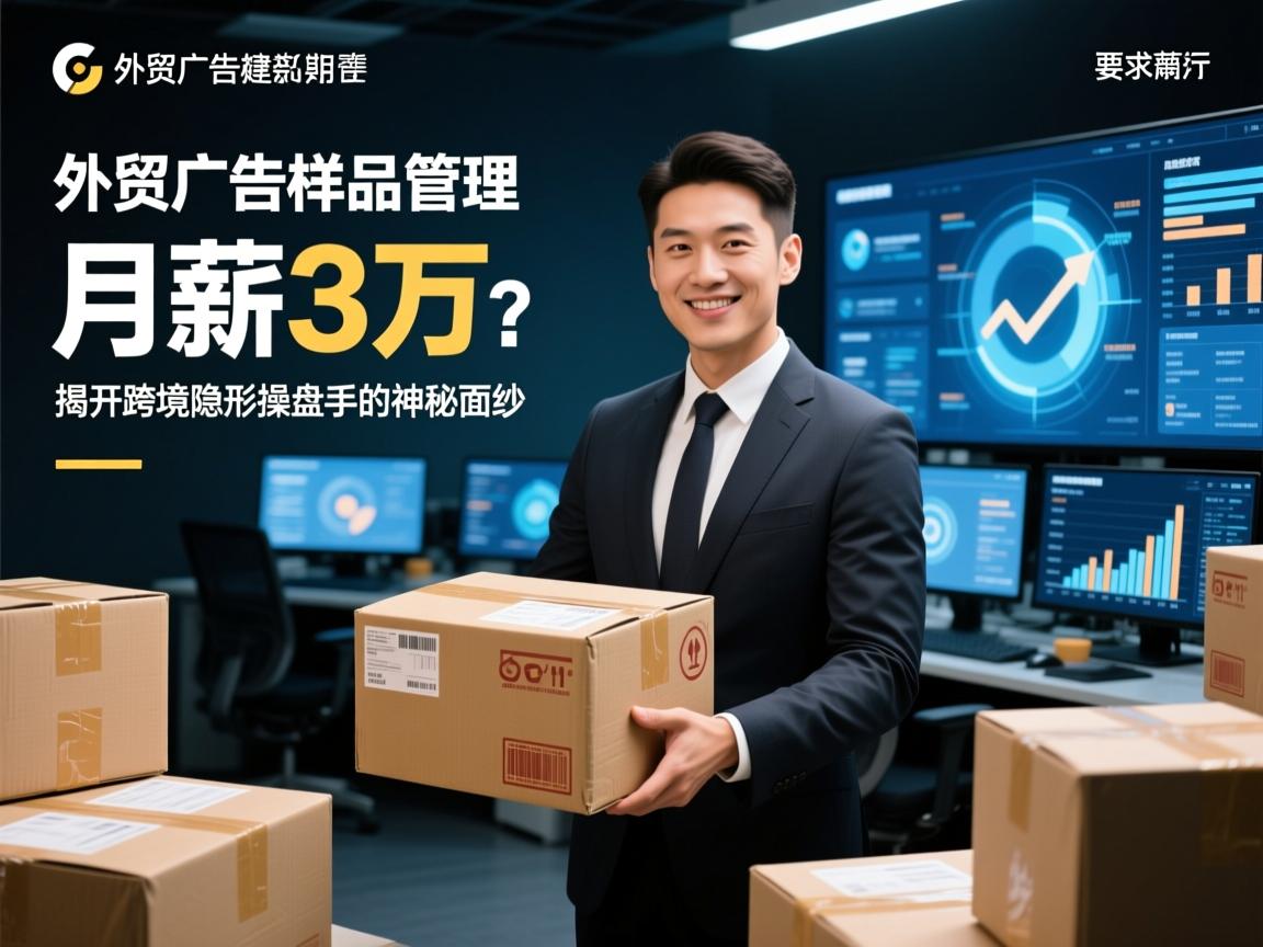 外贸广告样品管理,月薪3万却天天收快递?揭开跨境隐形操盘手的神秘面纱