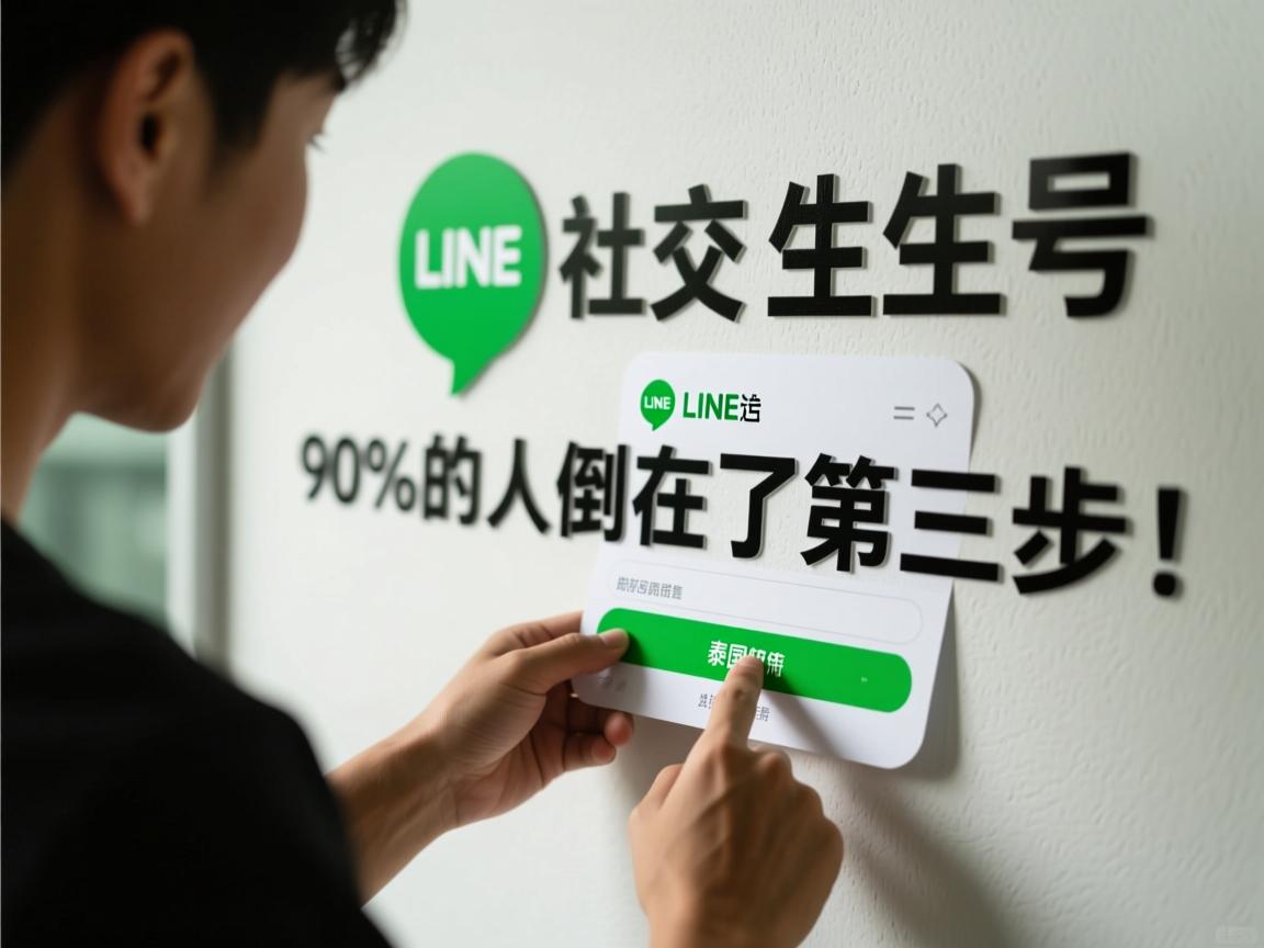墙外社交求生记,手把手教你注册泰国LINE号,90%的人倒在了第三步!