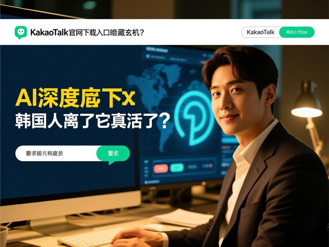 AI深度起底,KakaoTalk官网下载入口暗藏玄机?韩国人离了它真活不了?