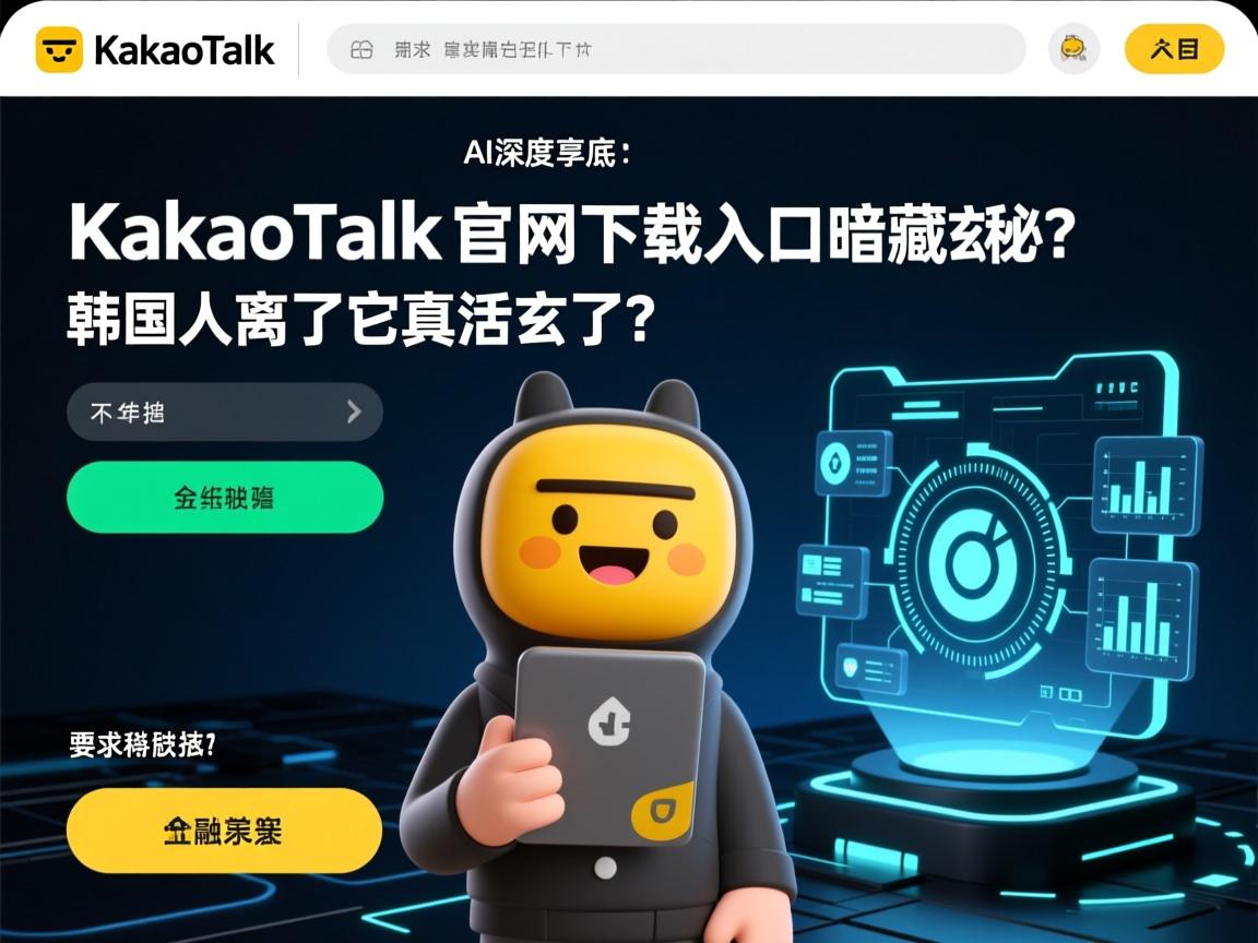 AI深度起底,KakaoTalk官网下载入口暗藏玄机?韩国人离了它真活不了?