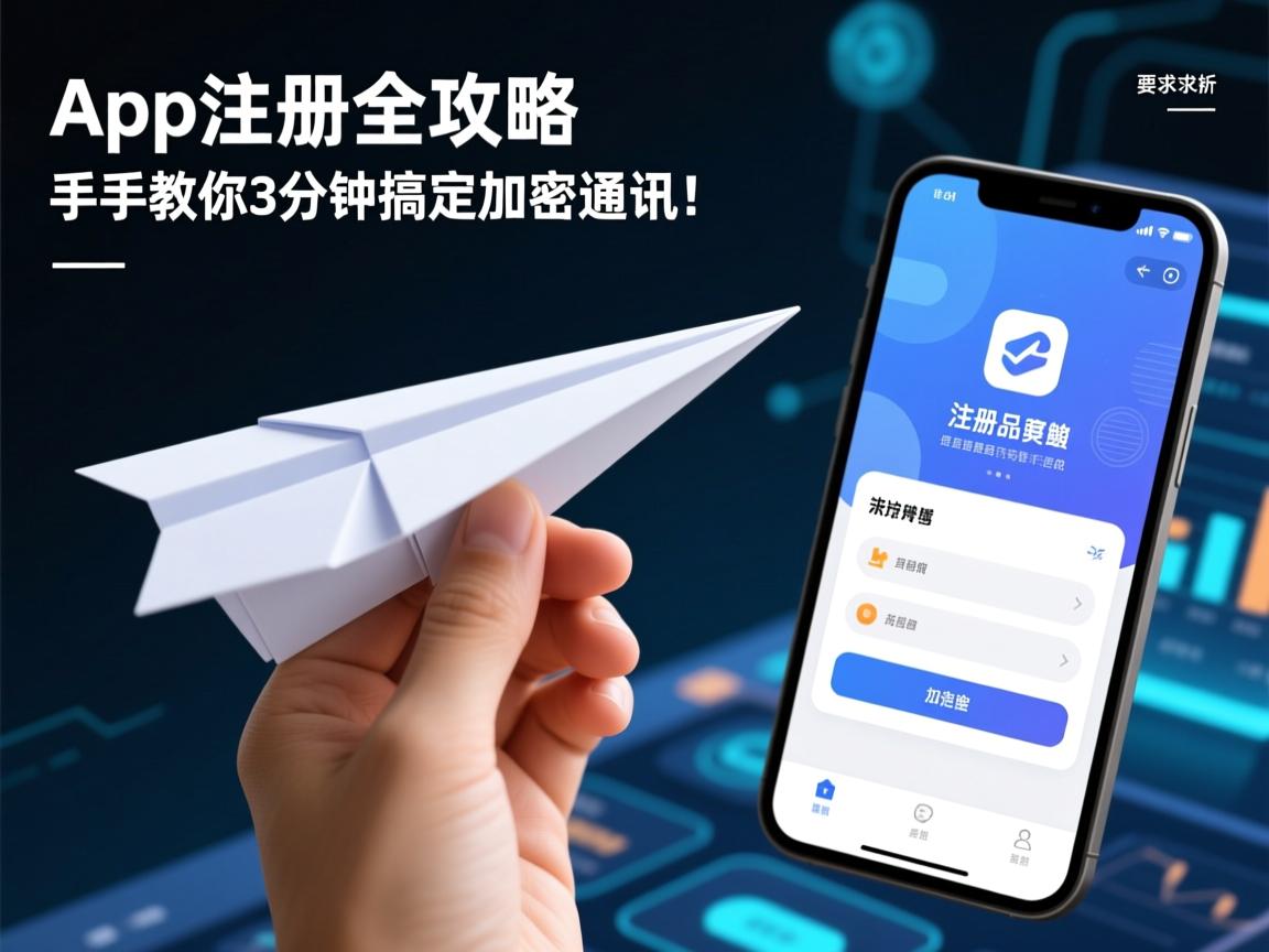 纸飞机App注册全攻略，手把手教你3分钟搞定加密通讯！