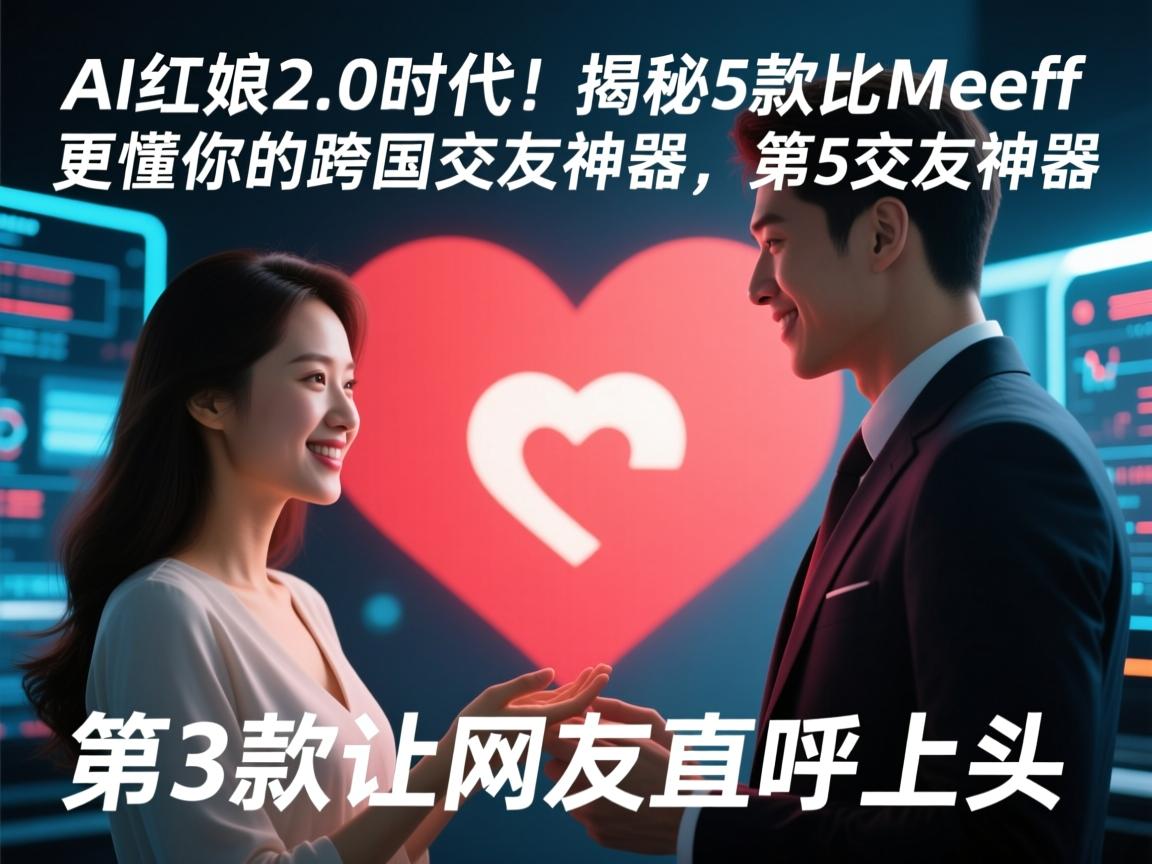AI红娘2.0时代！揭秘5款比Meeff更懂你的跨国交友神器，第3款让网友直呼上头