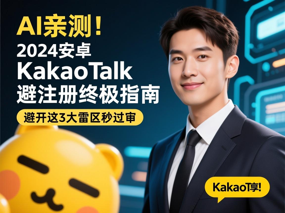 AI亲测!2024安卓KakaoTalk注册终极指南,避开这3大雷区秒过审 AI亲测!2024安卓KakaoTalk注册终极指南,避开这3大雷区秒过审