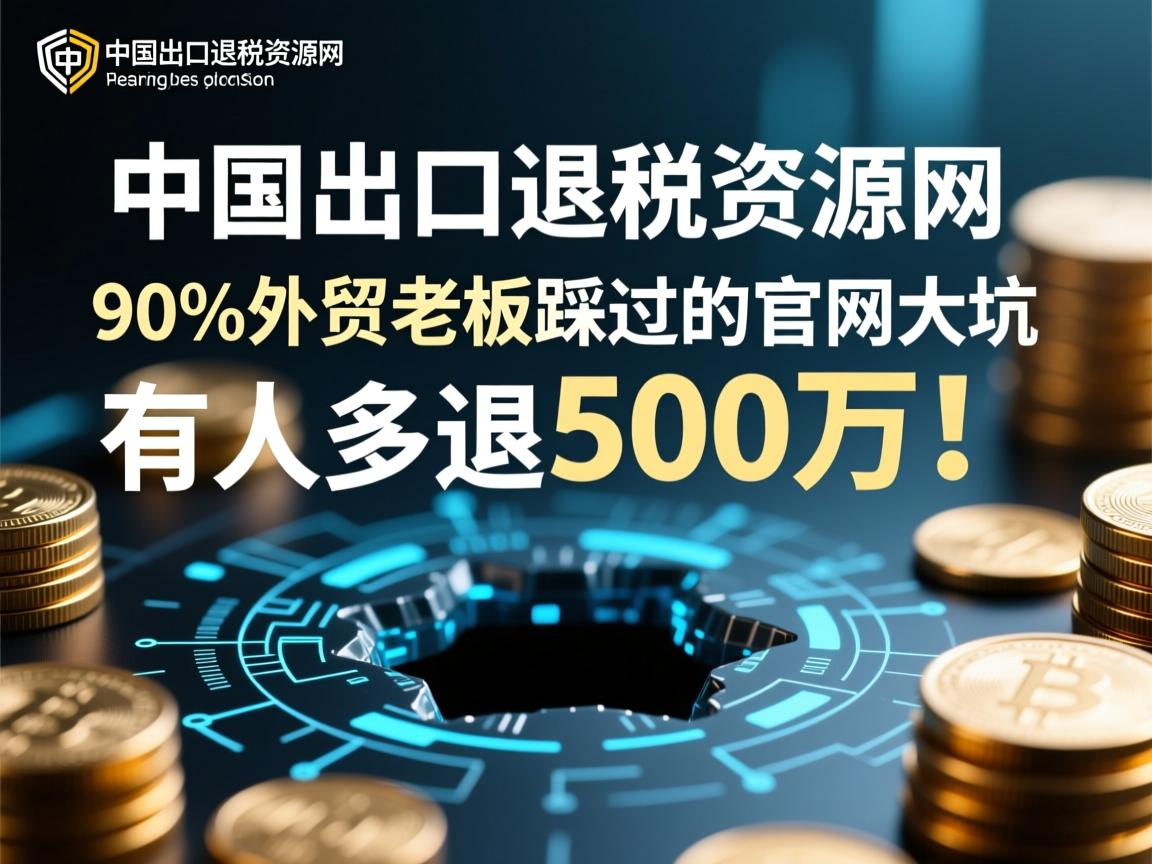 中国出口退税资源网,90%外贸老板踩过的官网大坑,有人多退500万!