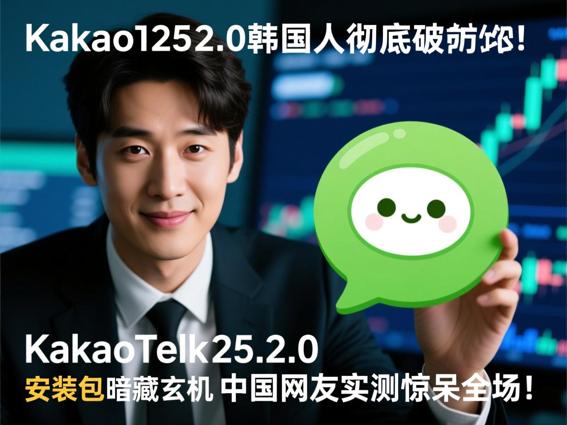 韩国人彻底破防!KakaoTalk25.2.0安装包暗藏玄机,中国网友实测惊呆全场!