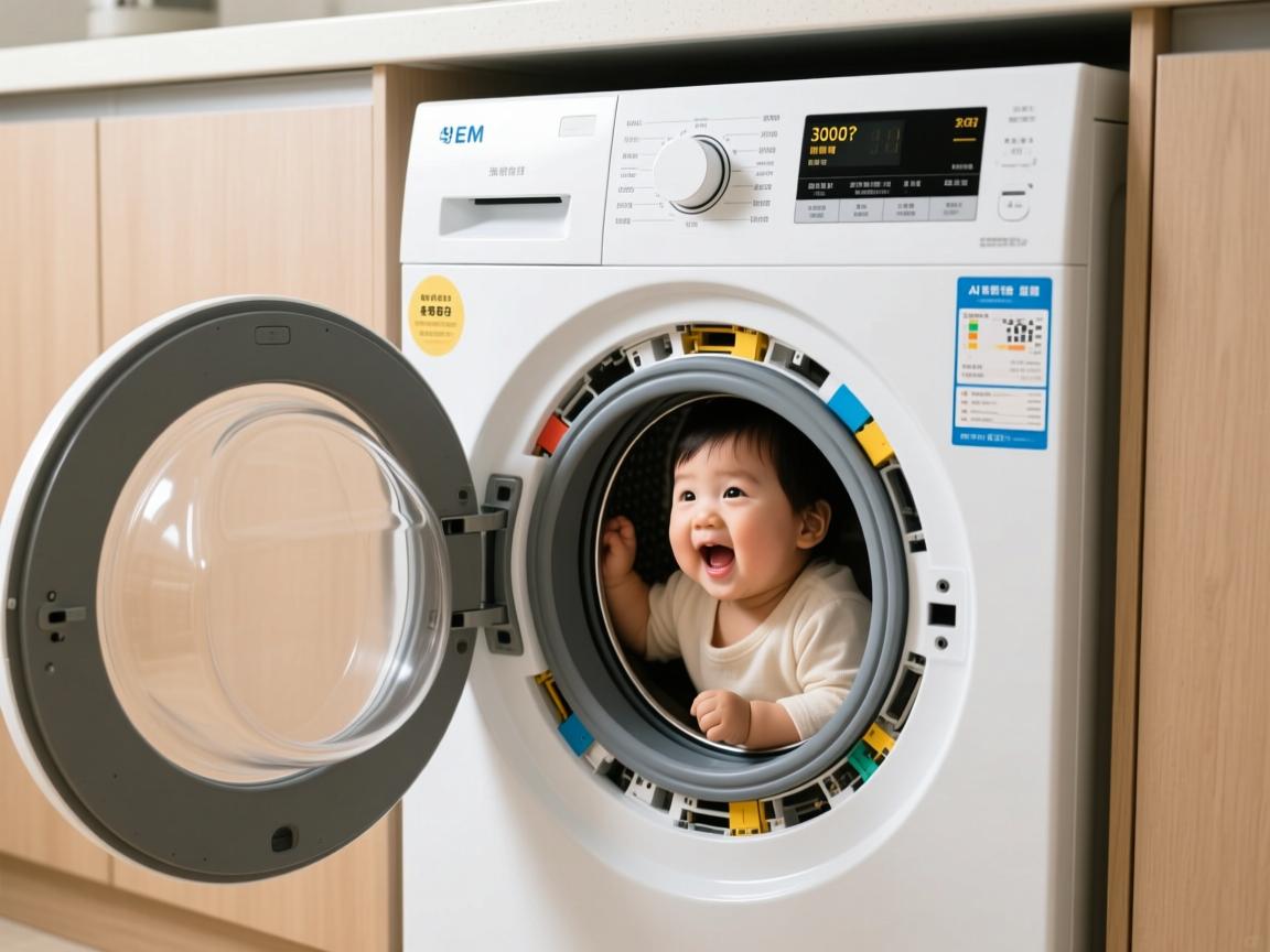AI拆解报告，韩国EM儿童洗衣机值3000元？实测结果让宝妈吵翻了！