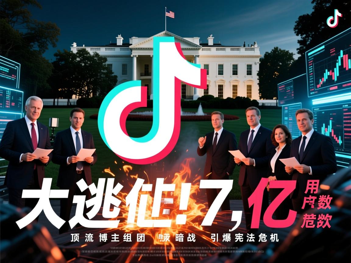 硅谷大逃亡!TikTok顶流博主组团起诉白宫,1.7亿用户数据暗战引爆宪法危机