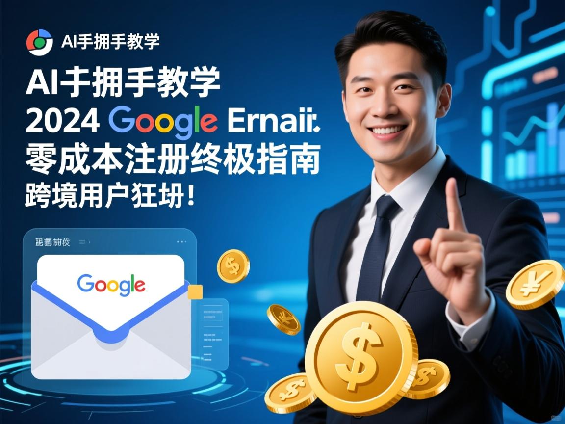 AI手把手教学,2024谷歌邮箱零成本注册终极指南,跨境用户狂喜!