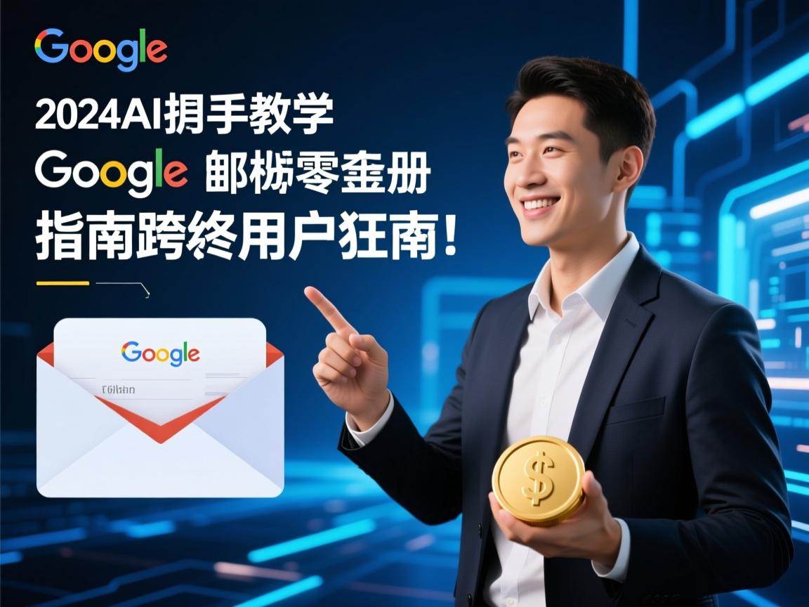 AI手把手教学,2024谷歌邮箱零成本注册终极指南,跨境用户狂喜!