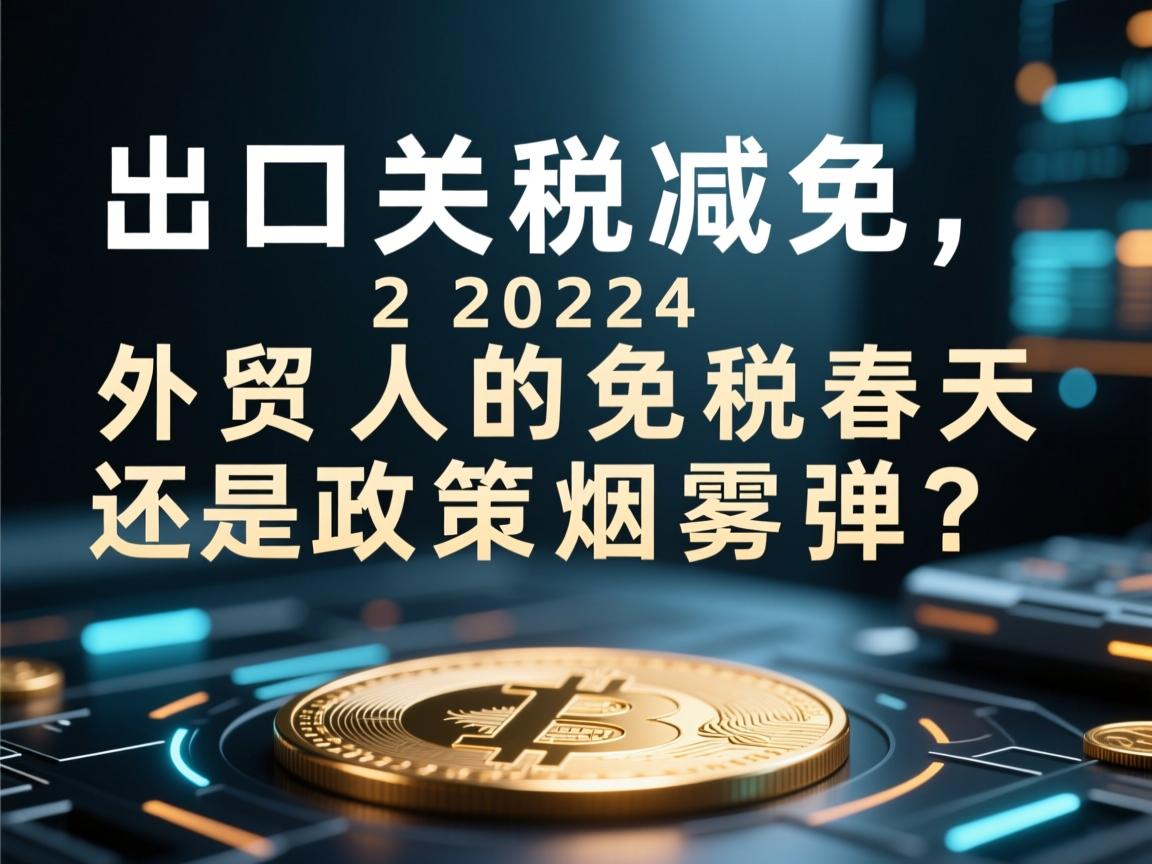 出口关税减免,2024外贸人的免税春天还是政策烟雾弹?