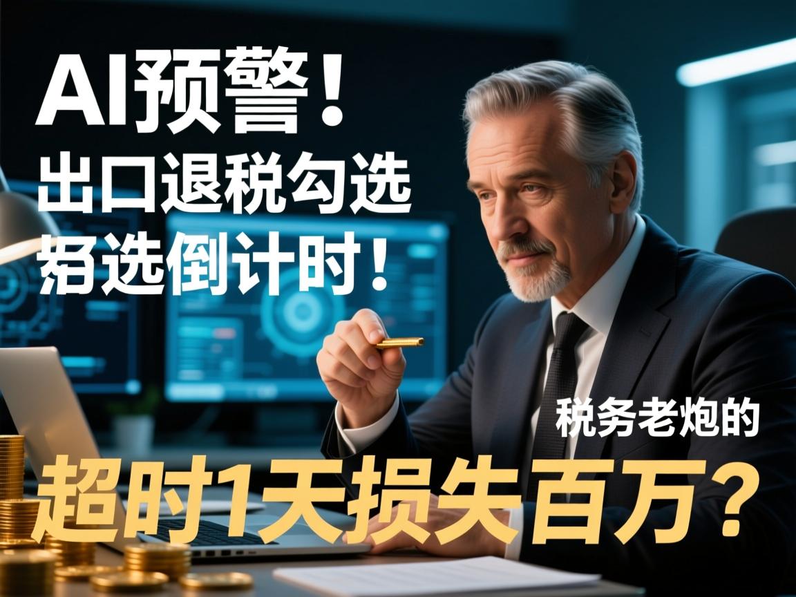 AI预警！出口退税勾选倒计时，超时1天损失百万？税务老炮的血泪教训