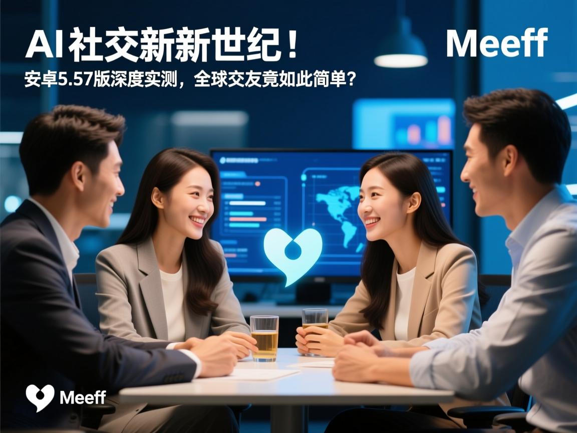 AI社交新纪元!Meeff安卓5.57版深度实测,全球交友竟如此简单?