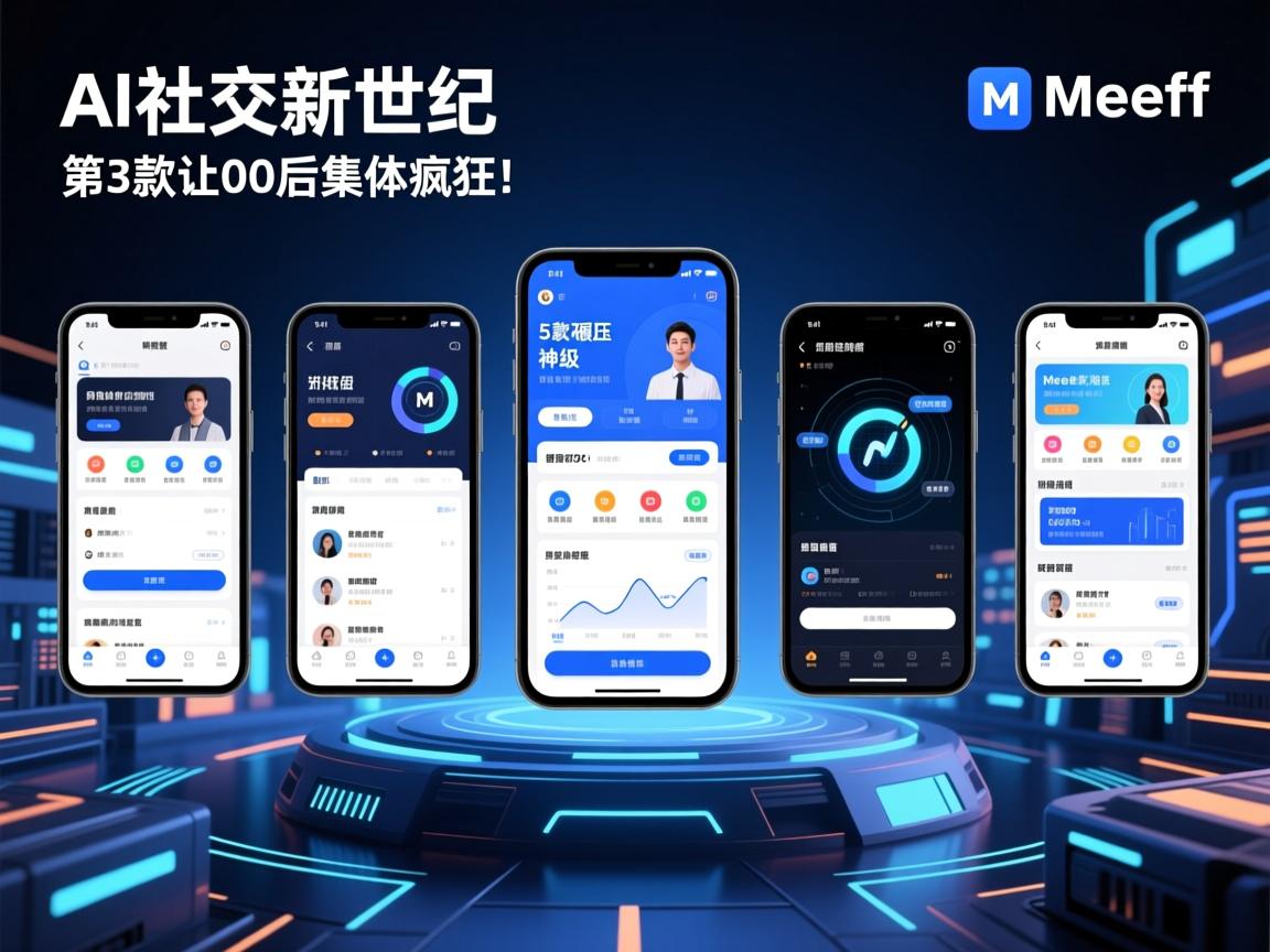 AI社交新纪元,5款碾压Meeff的神级应用,第3款让00后集体疯狂!