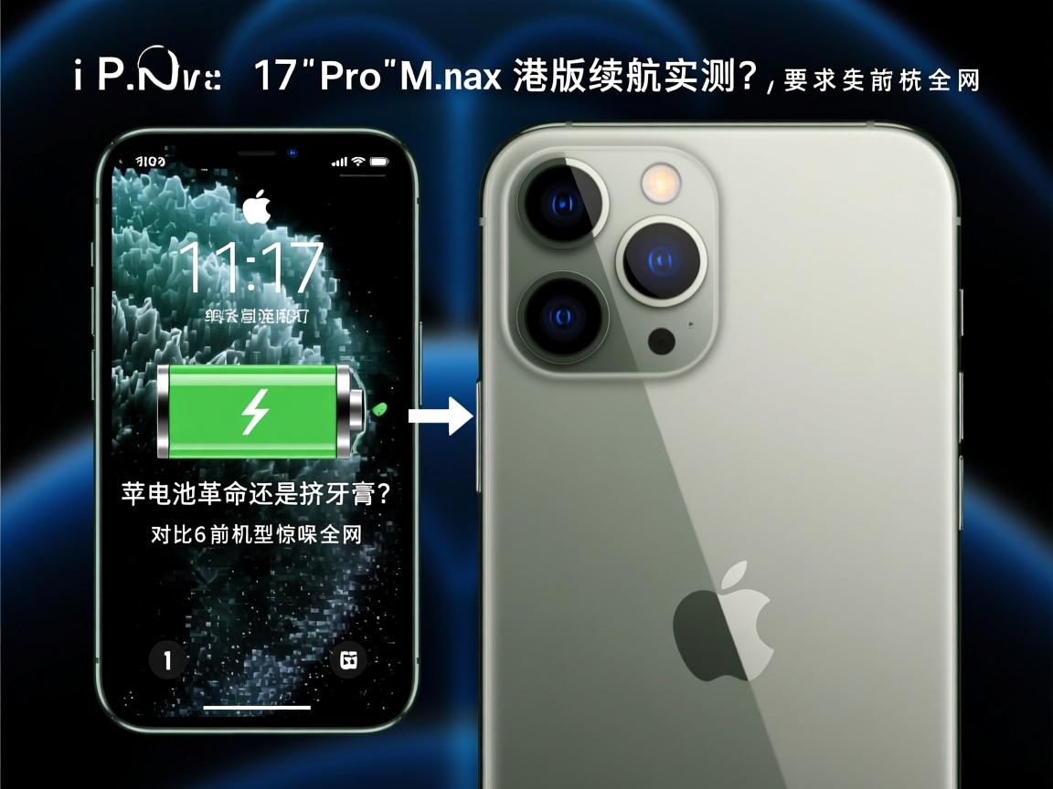 iPhone 17 Pro Max港版续航实测,苹果电池革命还是挤牙膏?对比6年前机型惊呆全网