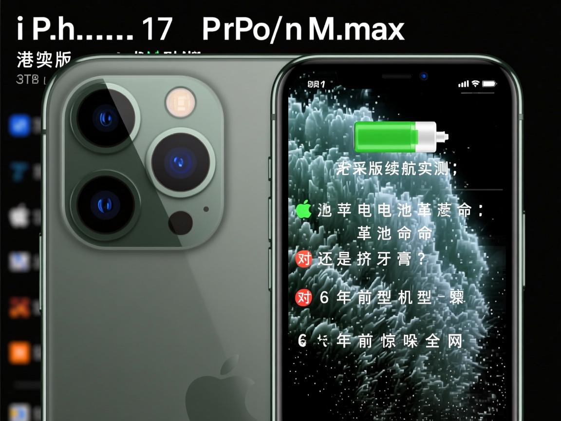 iPhone 17 Pro Max港版续航实测，苹果电池革命还是挤牙膏？对比6年前机型惊呆全网
