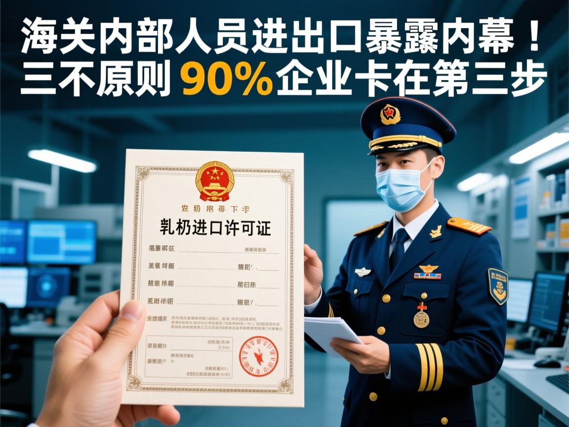 乳制品进出口许可证暴雷内幕!海关内部人员揭秘三不原则,90%企业卡在第三步
