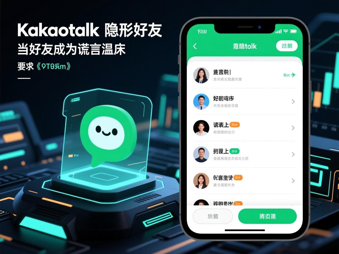 Kakaotalk隐形好友功能,当好友列表成为谎言温床