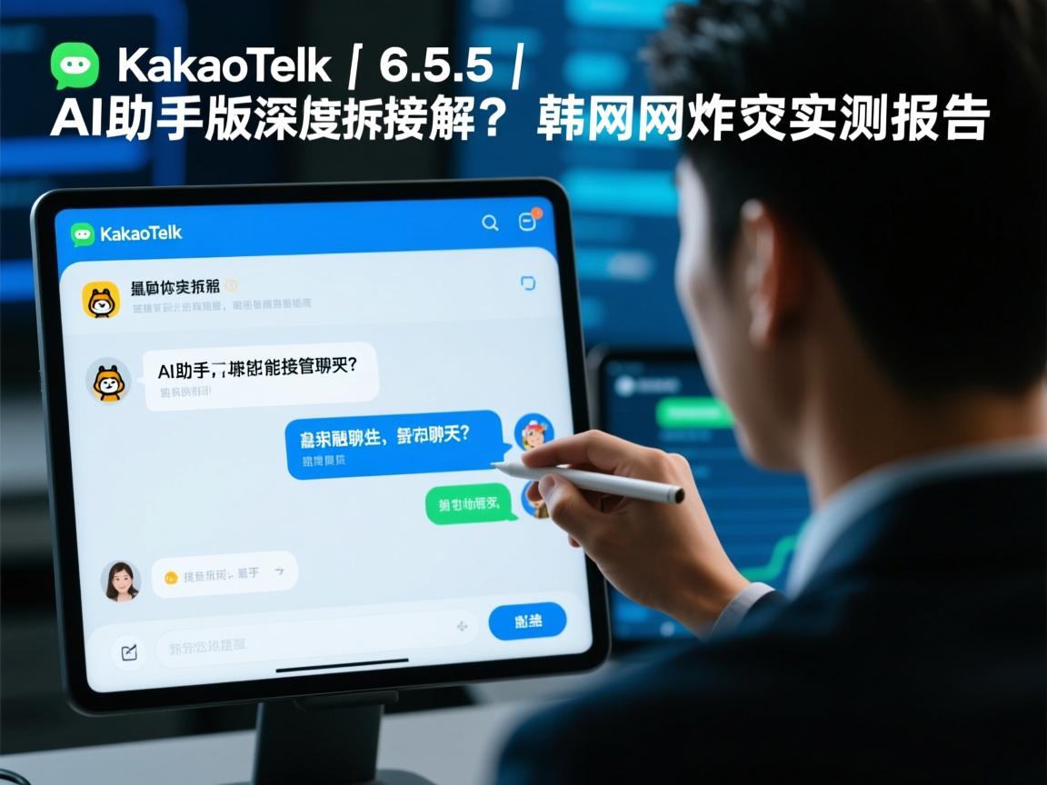 KakaoTalk 6.5.5 版本深度拆解，AI助手竟能接管聊天？韩网炸锅实测报告