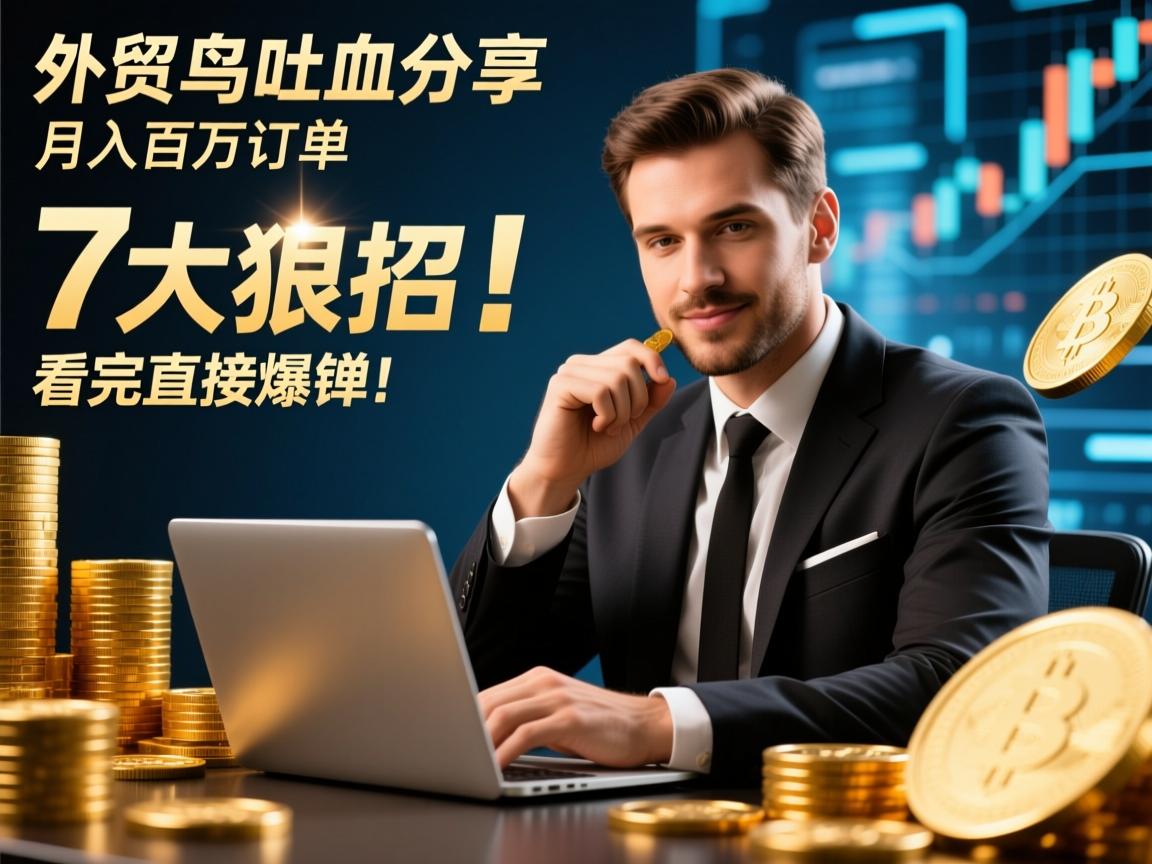 外贸老鸟吐血分享，月入百万订单的7大狠招！看完直接爆单！