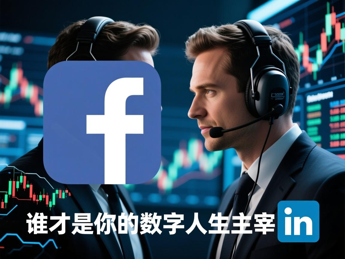 Facebook与LinkedIn,社交双雄的隐秘战争,谁才是你的数字人生主宰?