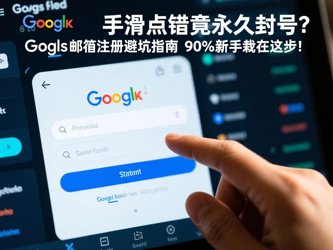 手滑点错竟永久封号?谷歌邮箱注册避坑指南,90%新手栽在这步!