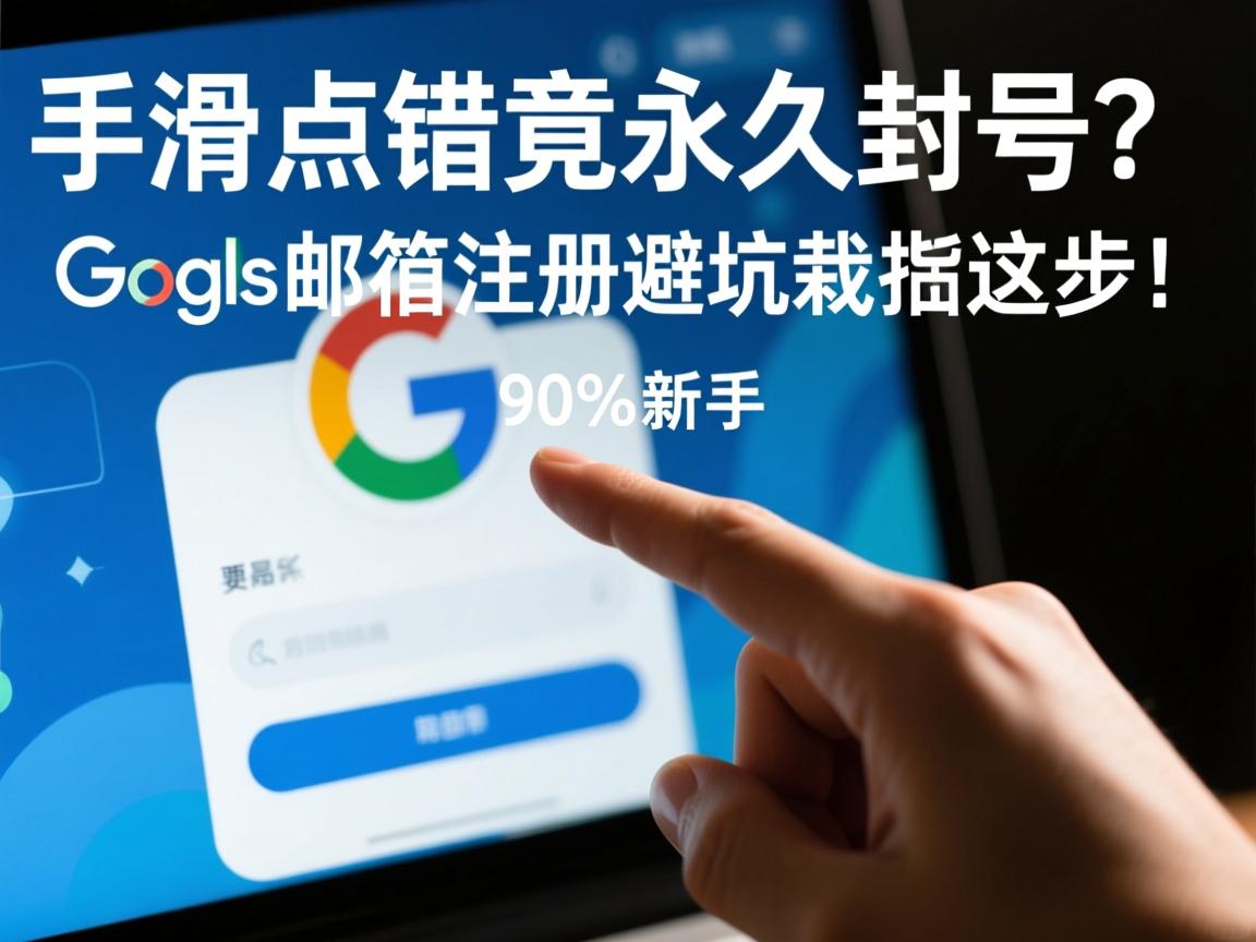 手滑点错竟永久封号?谷歌邮箱注册避坑指南,90%新手栽在这步!
