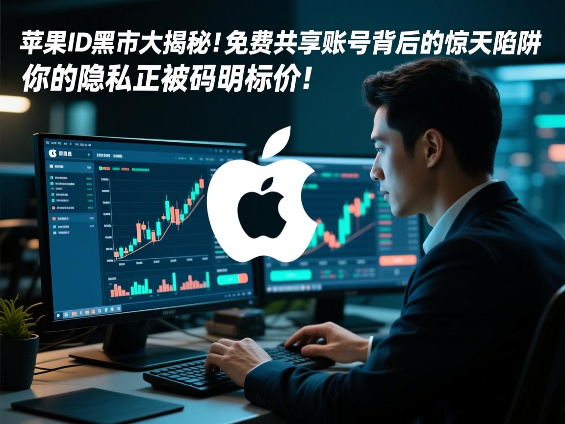 苹果ID黑市大揭秘!免费共享账号背后的惊天陷阱,你的隐私正被明码标价! 苹果ID黑市大揭秘!免费共享账号背后的惊天陷阱,你的隐私正被明码标价!