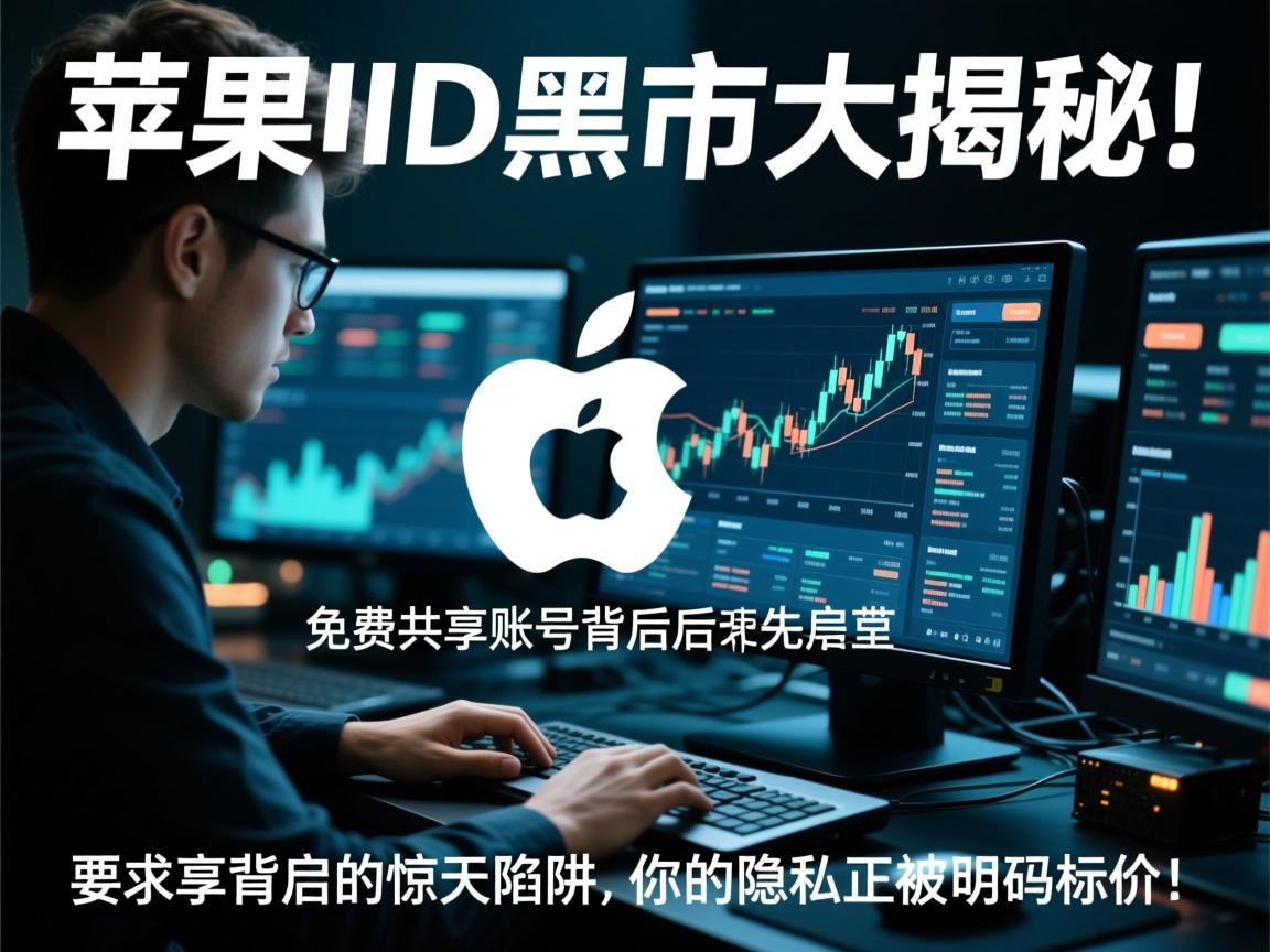 苹果ID黑市大揭秘!免费共享账号背后的惊天陷阱,你的隐私正被明码标价!
