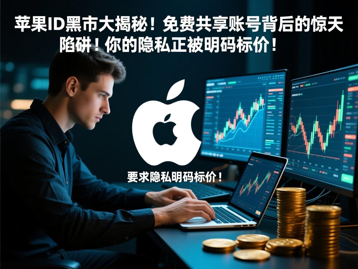 苹果ID黑市大揭秘!免费共享账号背后的惊天陷阱,你的隐私正被明码标价!
