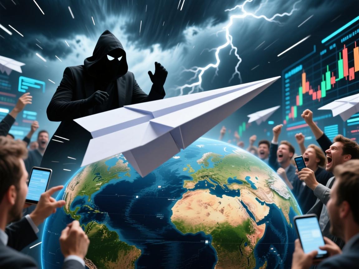 纸飞机突遇信息风暴!全球用户集体抓狂,幕后黑手竟是它?