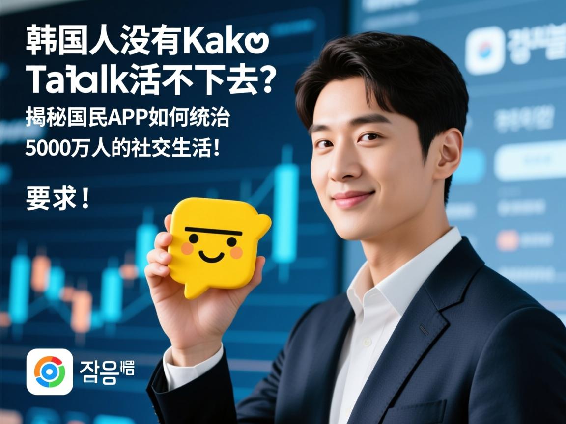 韩国人没有KakaoTalk活不下去?揭秘国民App如何统治5000万人的社交生活!