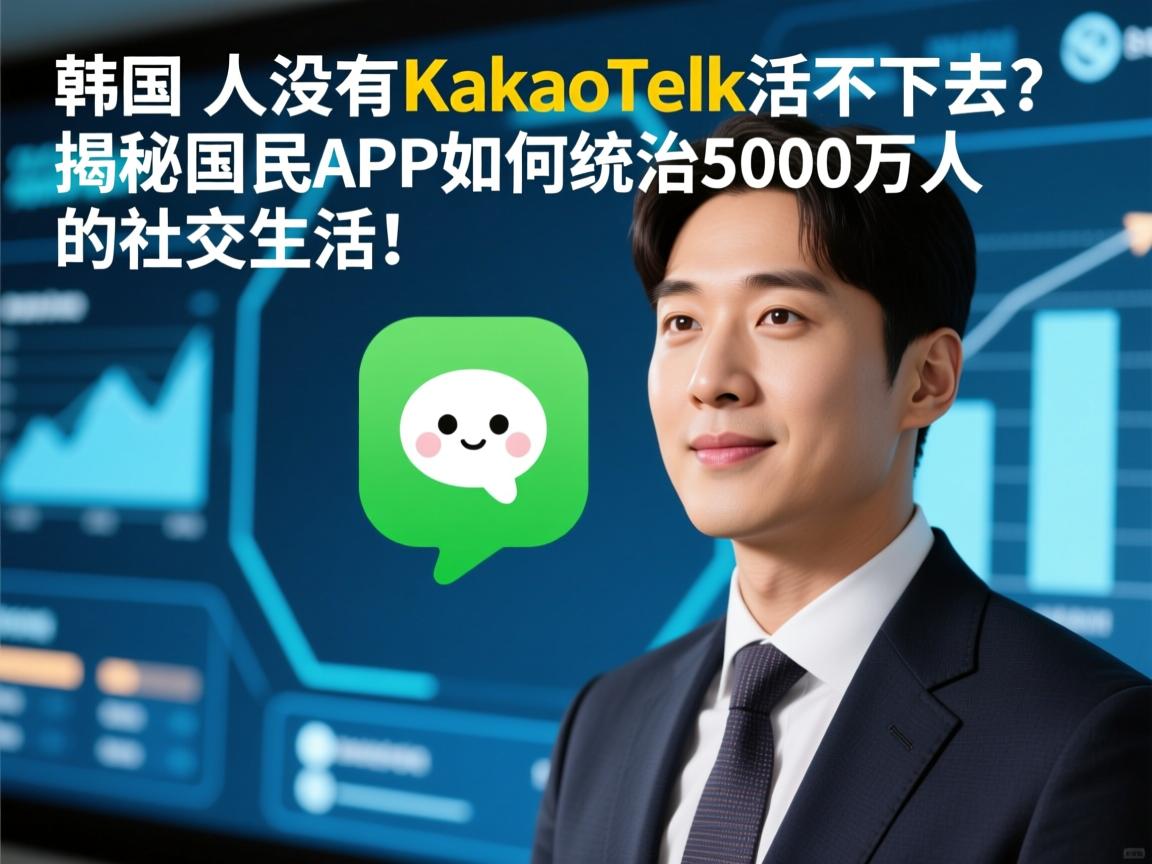 韩国人没有KakaoTalk活不下去?揭秘国民App如何统治5000万人的社交生活!
