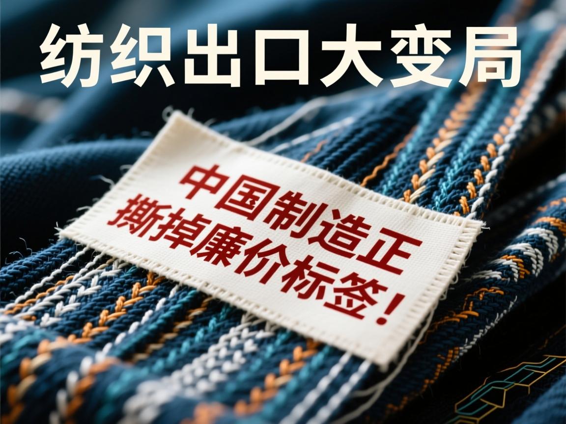 纺织出口大变局，中国制造正撕掉廉价标签！