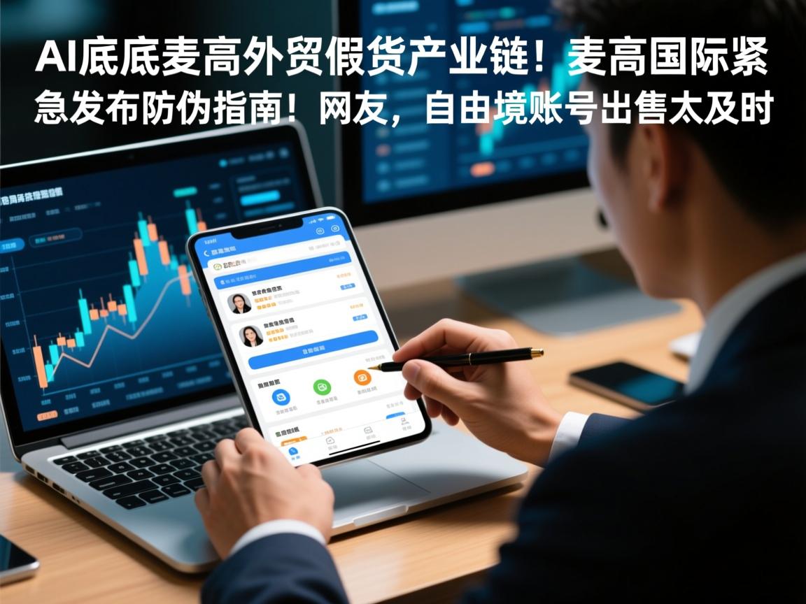 AI起底麦高外贸假货产业链!麦高国际紧急发布防伪指南,网友,自由境账号出售太及时