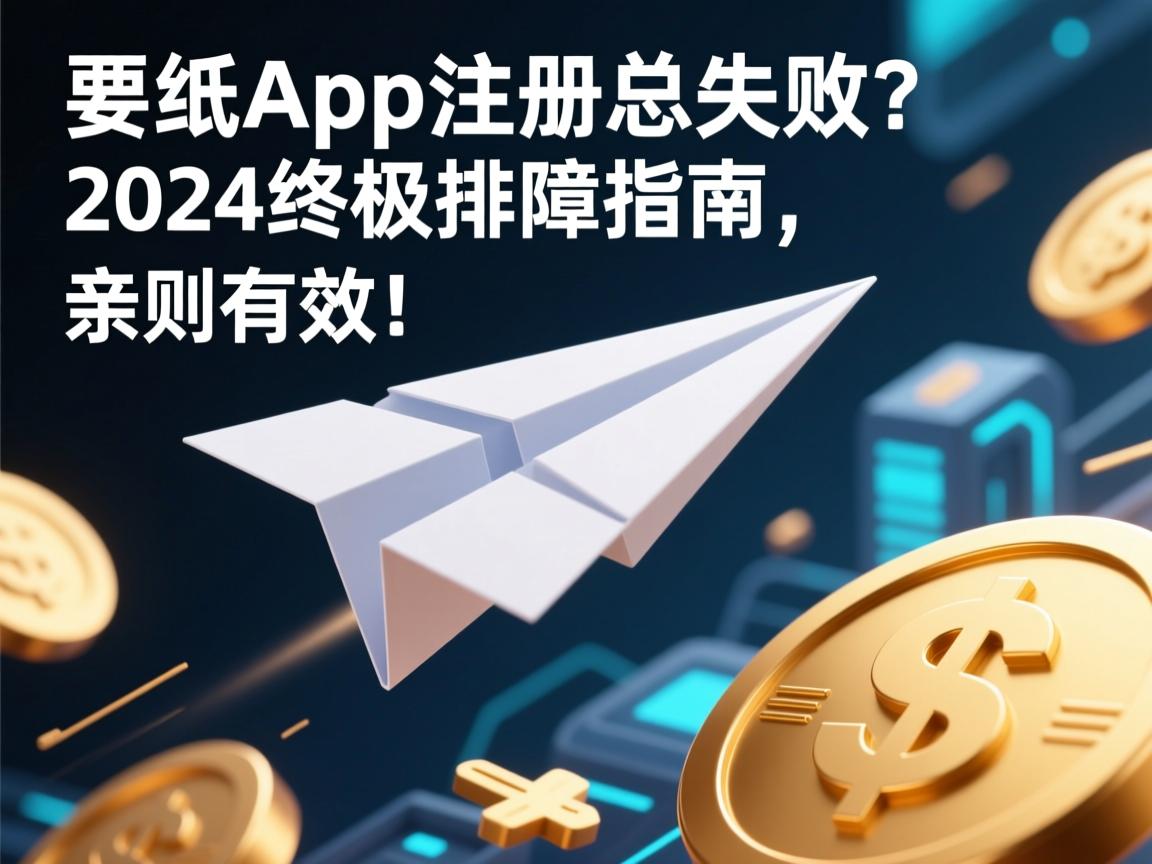 纸飞机App注册总失败？2024终极排障指南，亲测有效！