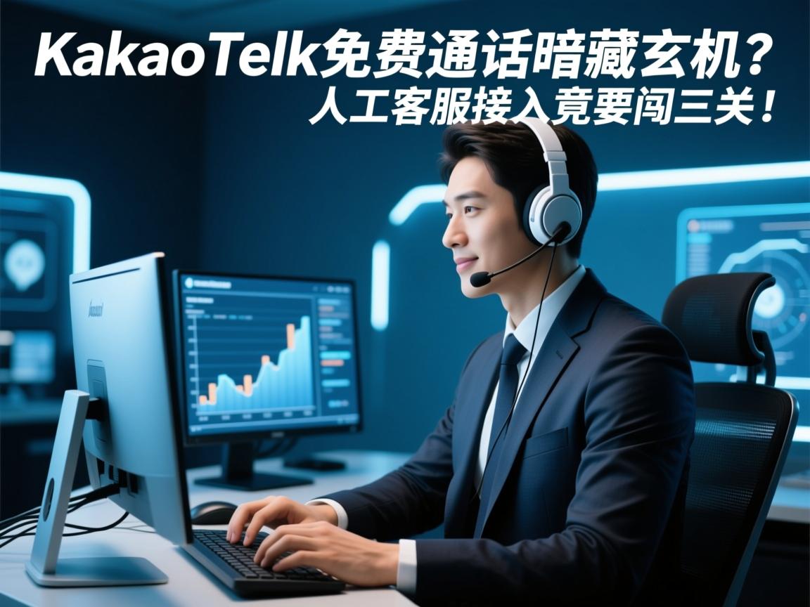 KakaoTalk免费通话暗藏玄机?人工客服接入竟要闯三关!