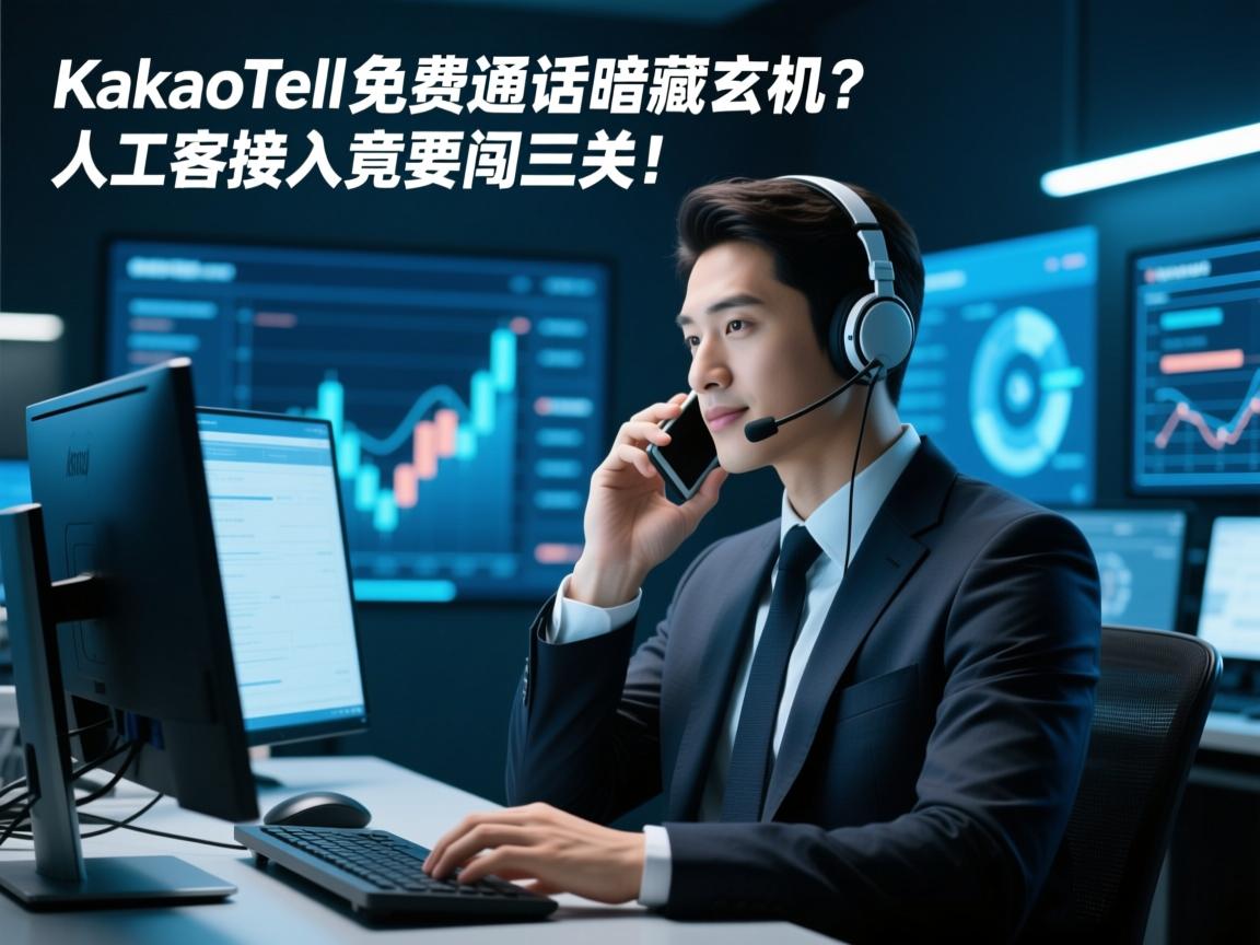 KakaoTalk免费通话暗藏玄机?人工客服接入竟要闯三关!
