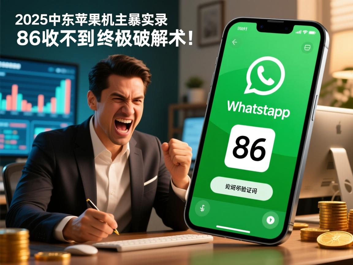 2025中东苹果机主暴怒实录,86手机收不到WhatsApp验证码的终极破解术!