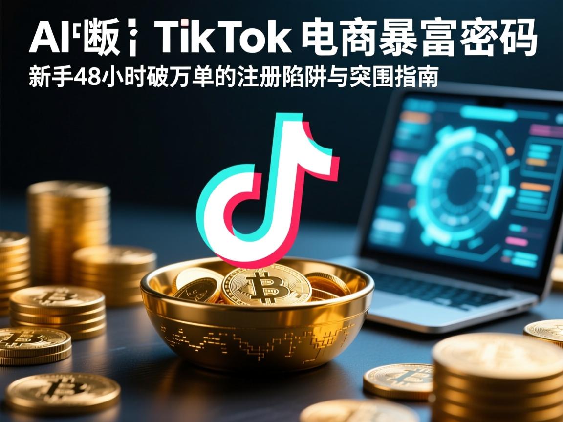 AI拆解TikTok电商暴富密码,新手48小时破万单的注册陷阱与突围指南