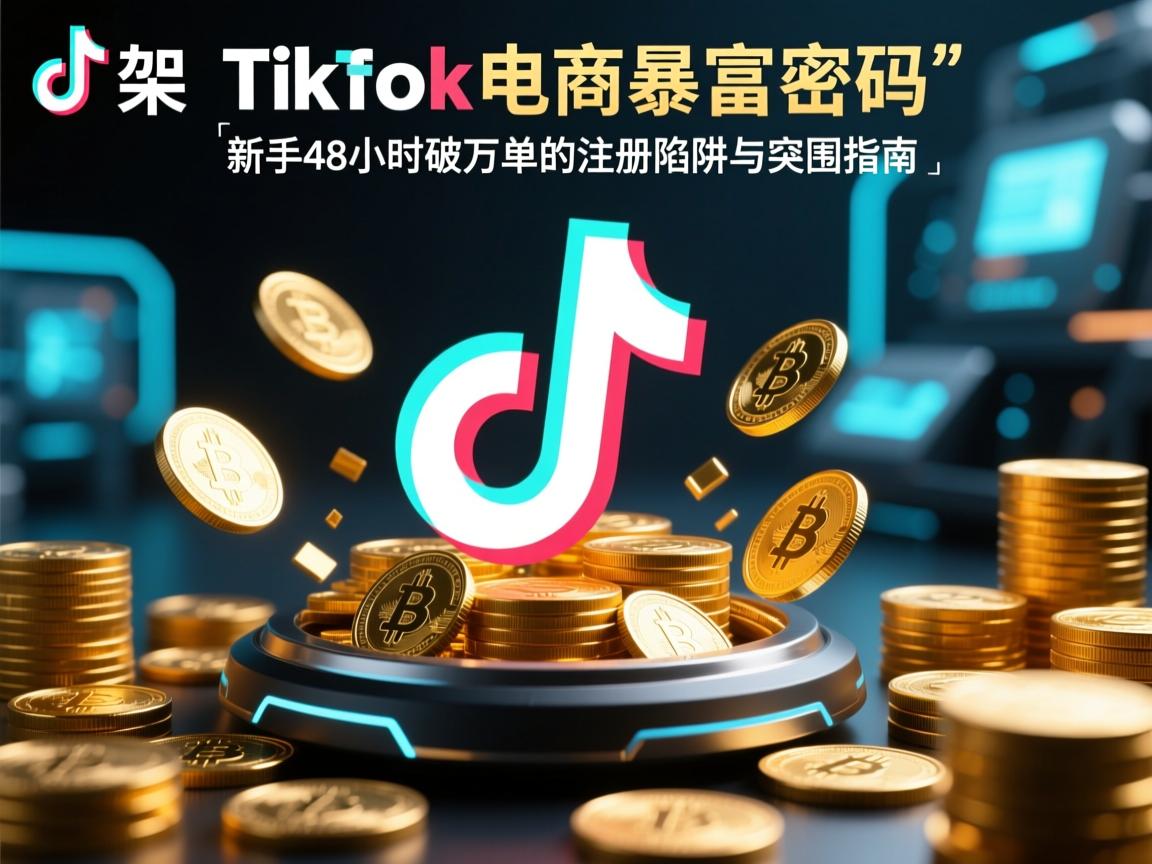 AI拆解TikTok电商暴富密码,新手48小时破万单的注册陷阱与突围指南