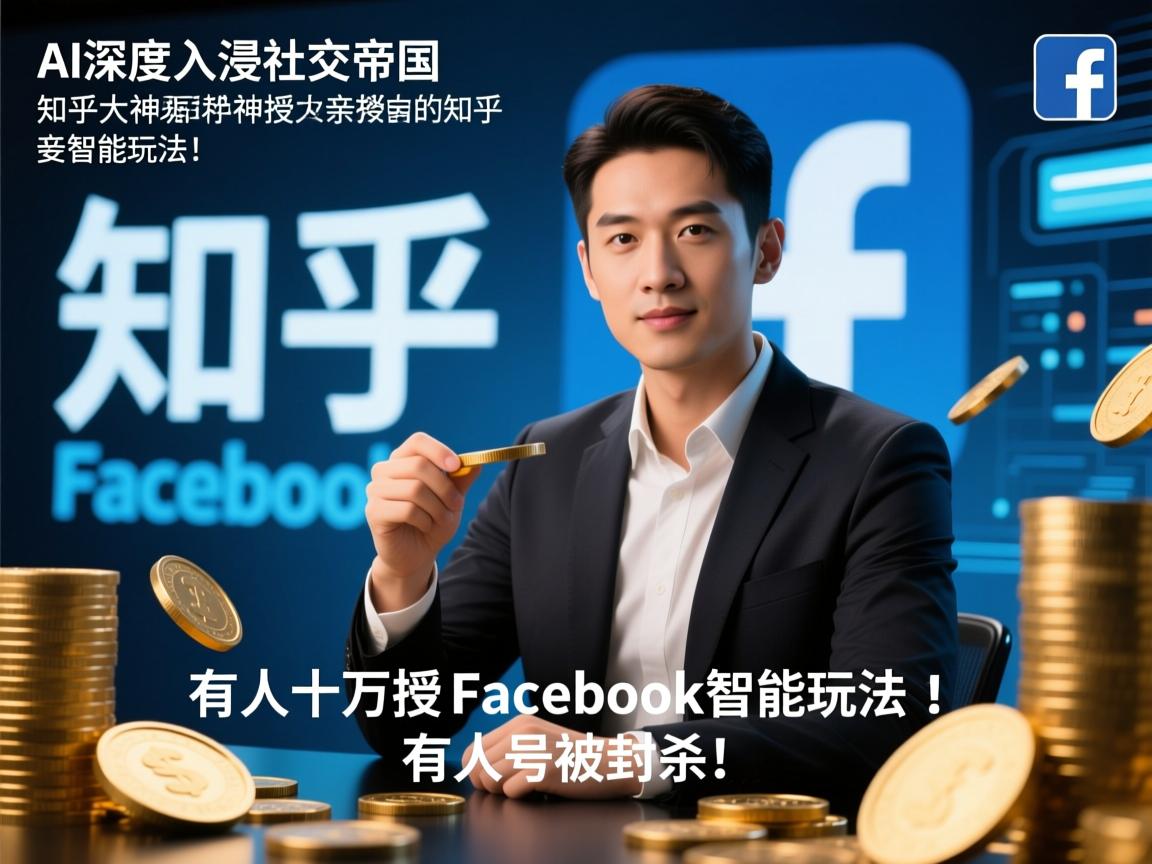 当AI深度入侵社交帝国,知乎大神亲授Facebook智能玩法,有人月入十万,有人号被封杀!