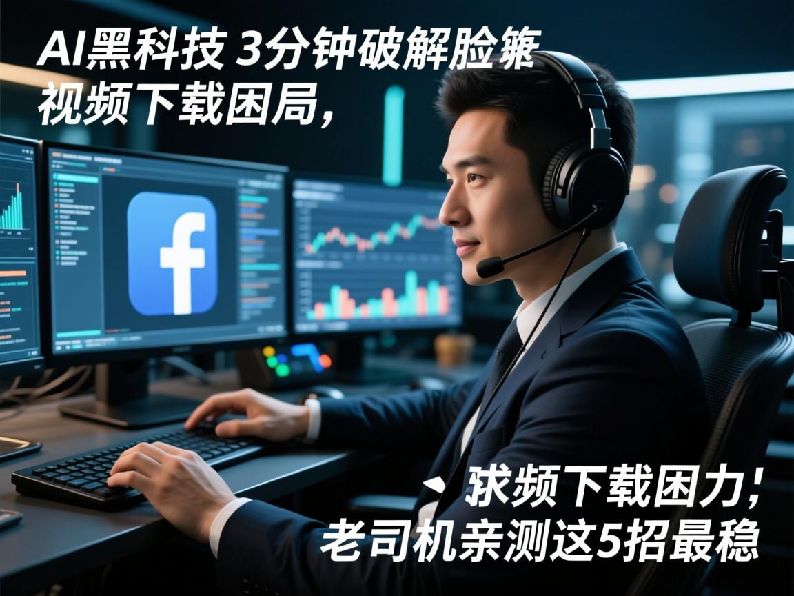 AI黑科技!3分钟破解脸书视频下载困局,老司机亲测这5招最稳