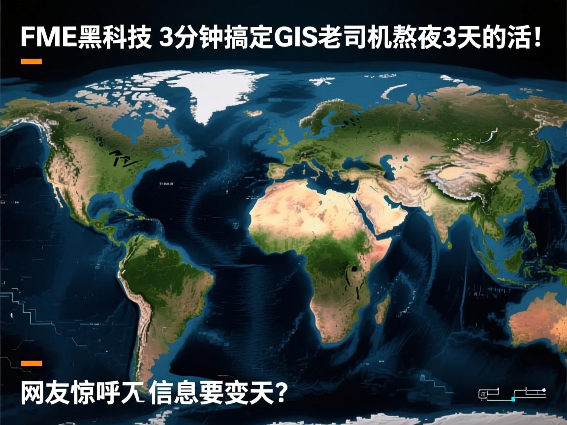 FME黑科技,3分钟搞定GIS老司机熬夜3天的活!网友惊呼,地理信息要变天?