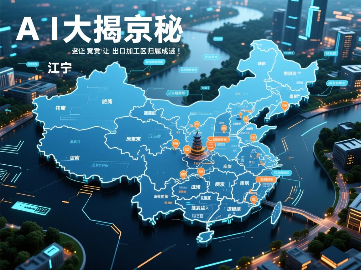 AI地图大揭秘,江宁这个特区竟让南京出口加工区归属成谜!