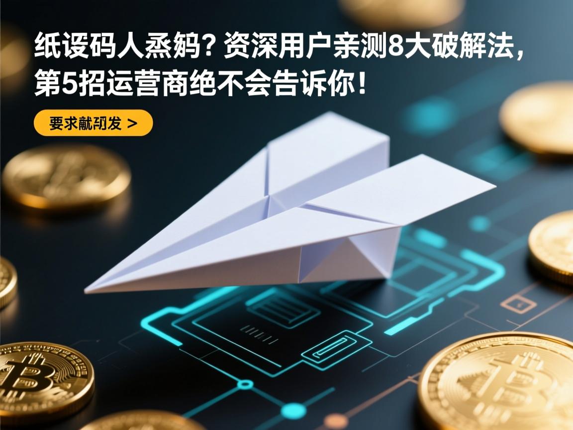 纸飞机验证码人间蒸发?资深用户亲测8大破解法,第5招运营商绝不会告诉你!