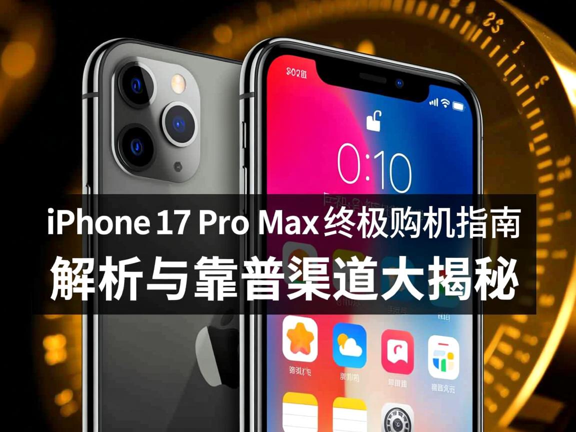 iPhone 17 Pro Max终极购机指南,价格解析与靠谱渠道大揭秘