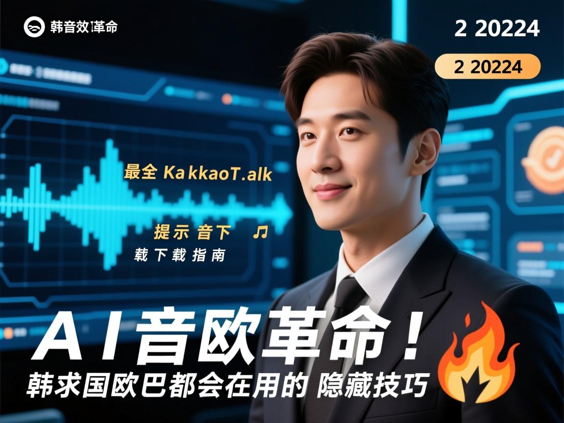 AI音效革命!2024最全KakaoTalk提示音下载指南,韩国欧巴都在用的隐藏技巧🔥