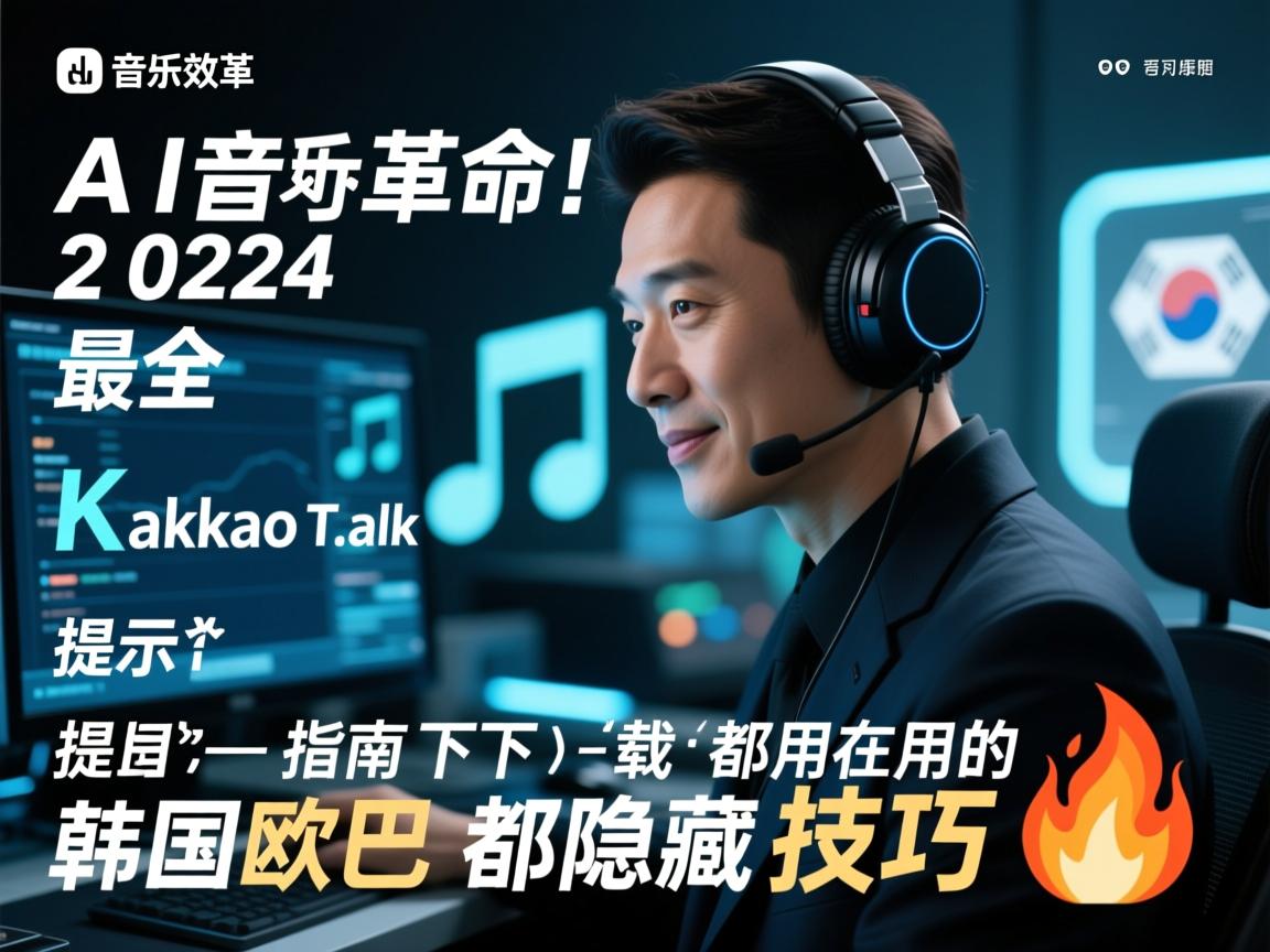 AI音效革命!2024最全KakaoTalk提示音下载指南,韩国欧巴都在用的隐藏技巧🔥