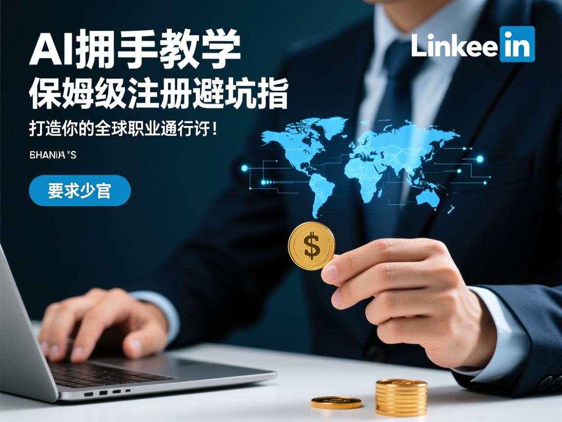 AI手把手教学,LinkedIn保姆级注册避坑指南,打造你的全球职业通行证!