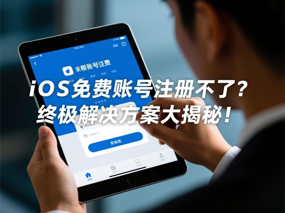 iOS平板免费账号注册不了?终极解决方案大揭秘!